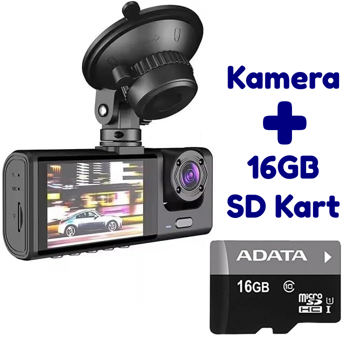 BlackBox - 3 Yönlü Full HD Araç Kamerası