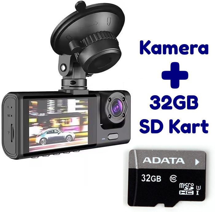 BlackBox - 3 Yönlü Full HD Araç Kamerası