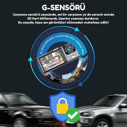 BlackBox - 3 Yönlü Full HD Araç Kamerası